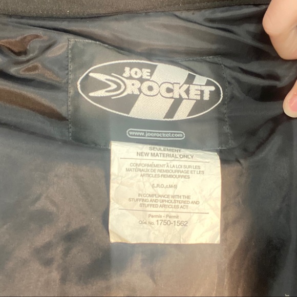 Joe Rocket leather padded motorcycle jacket ⚡️ - Picture 6 of 7